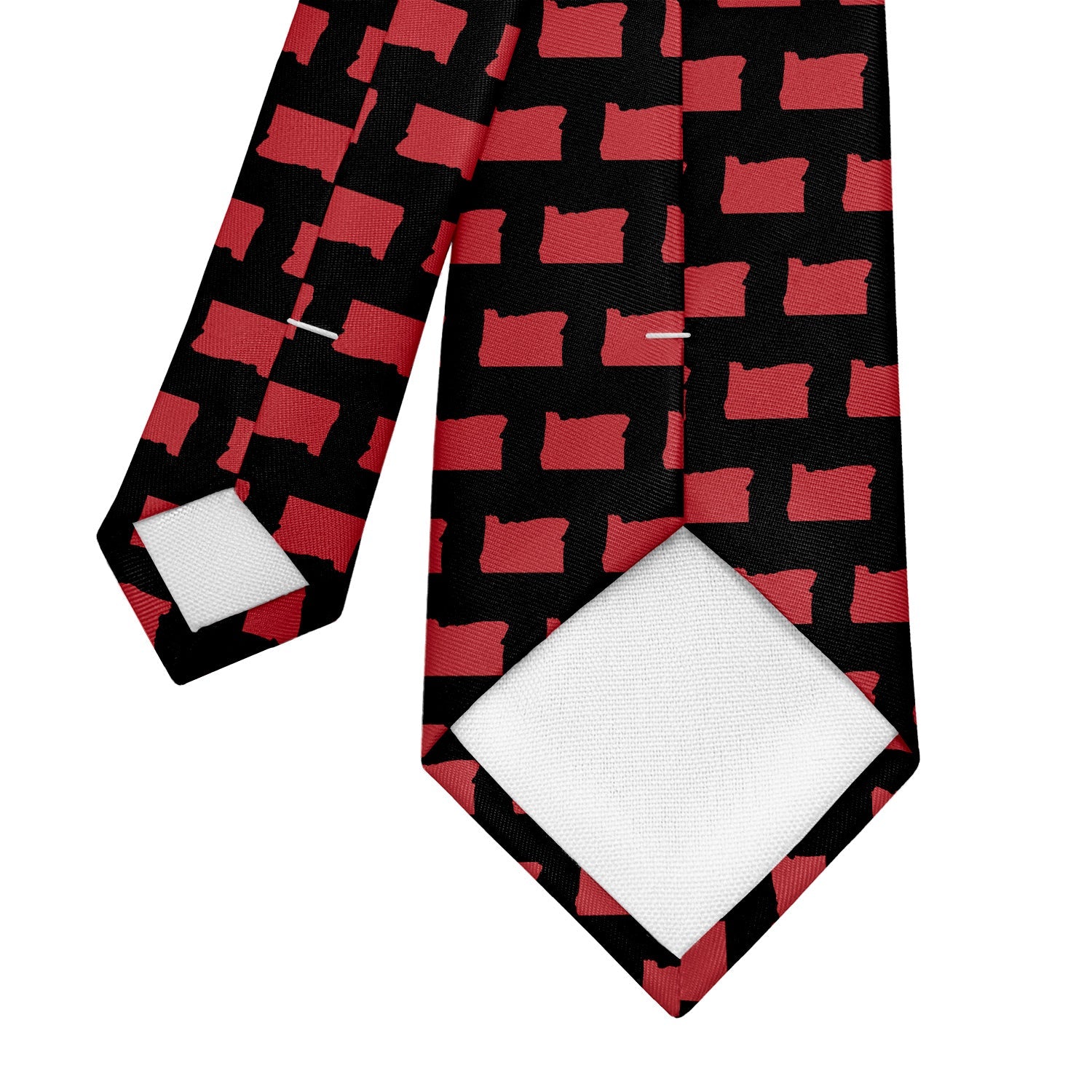 Oregon State Outline Necktie - Tipping - Knotty Tie Co.