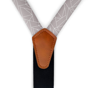 Origami Suspenders - Hardware and Strap - Knotty Tie Co.