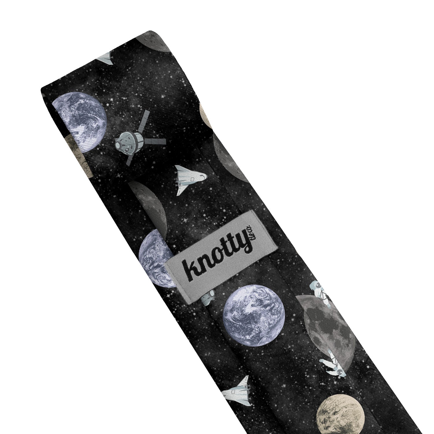 Outer Space Necktie - Tag - Knotty Tie Co.