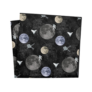 Outer Space Pocket Square - 12" Square - Knotty Tie Co.