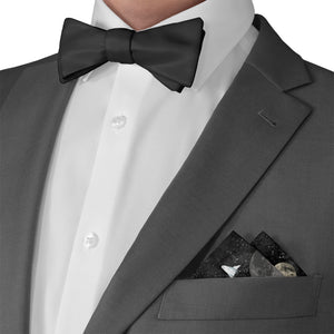 Outer Space Pocket Square - Matching Bow Tie - Knotty Tie Co.