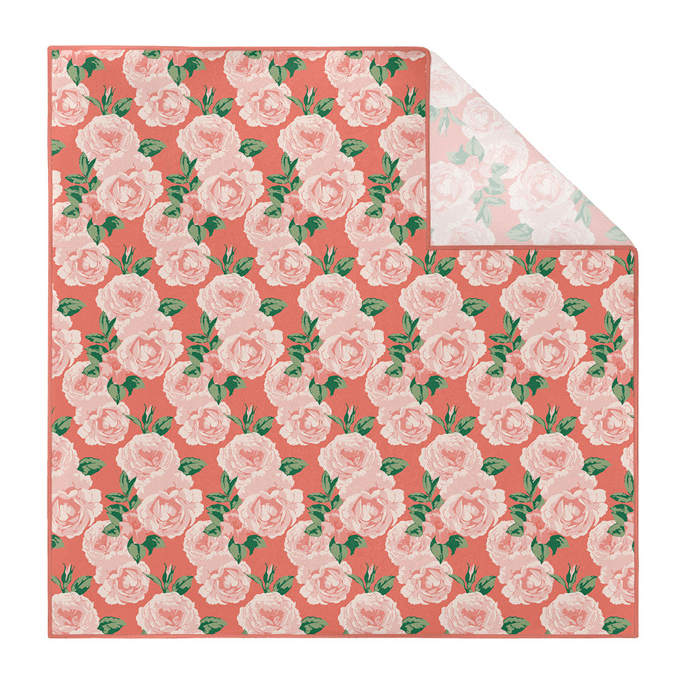 Paeonia Pocket Square - Printed - Knotty Tie Co.