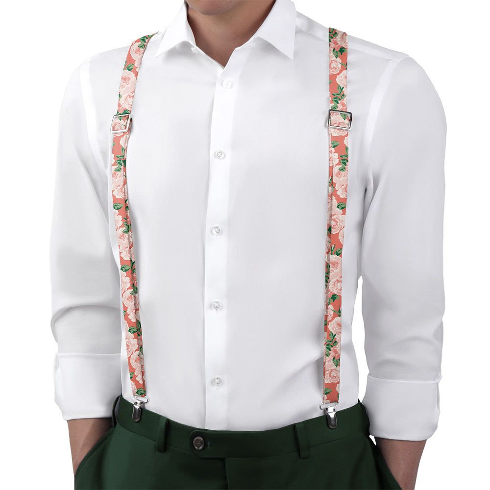 Paeonia Suspenders - Main View - Knotty Tie Co.