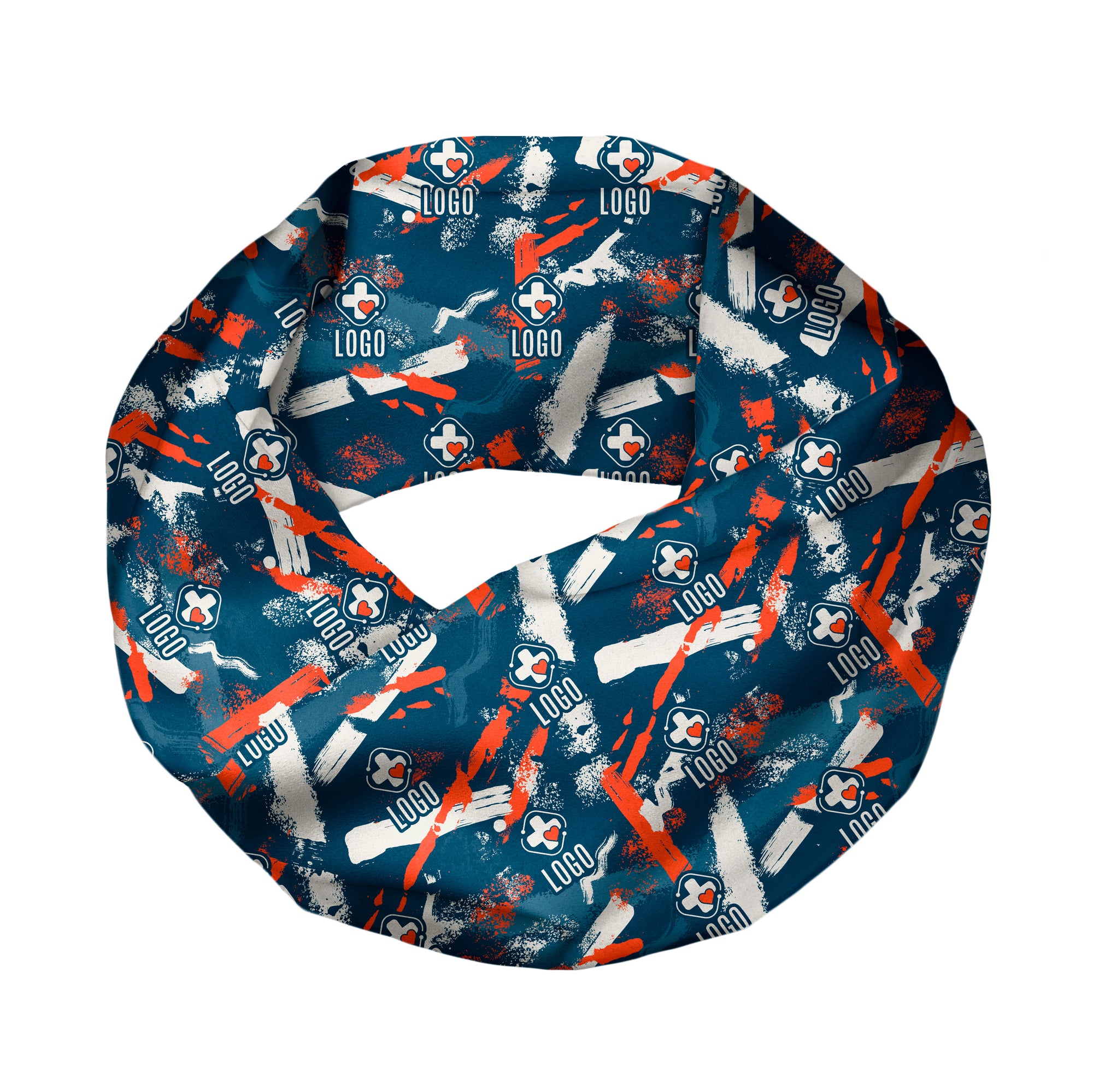 Paint Strokes 2 Infinity Logo Scarf - Knotty Tie Co.