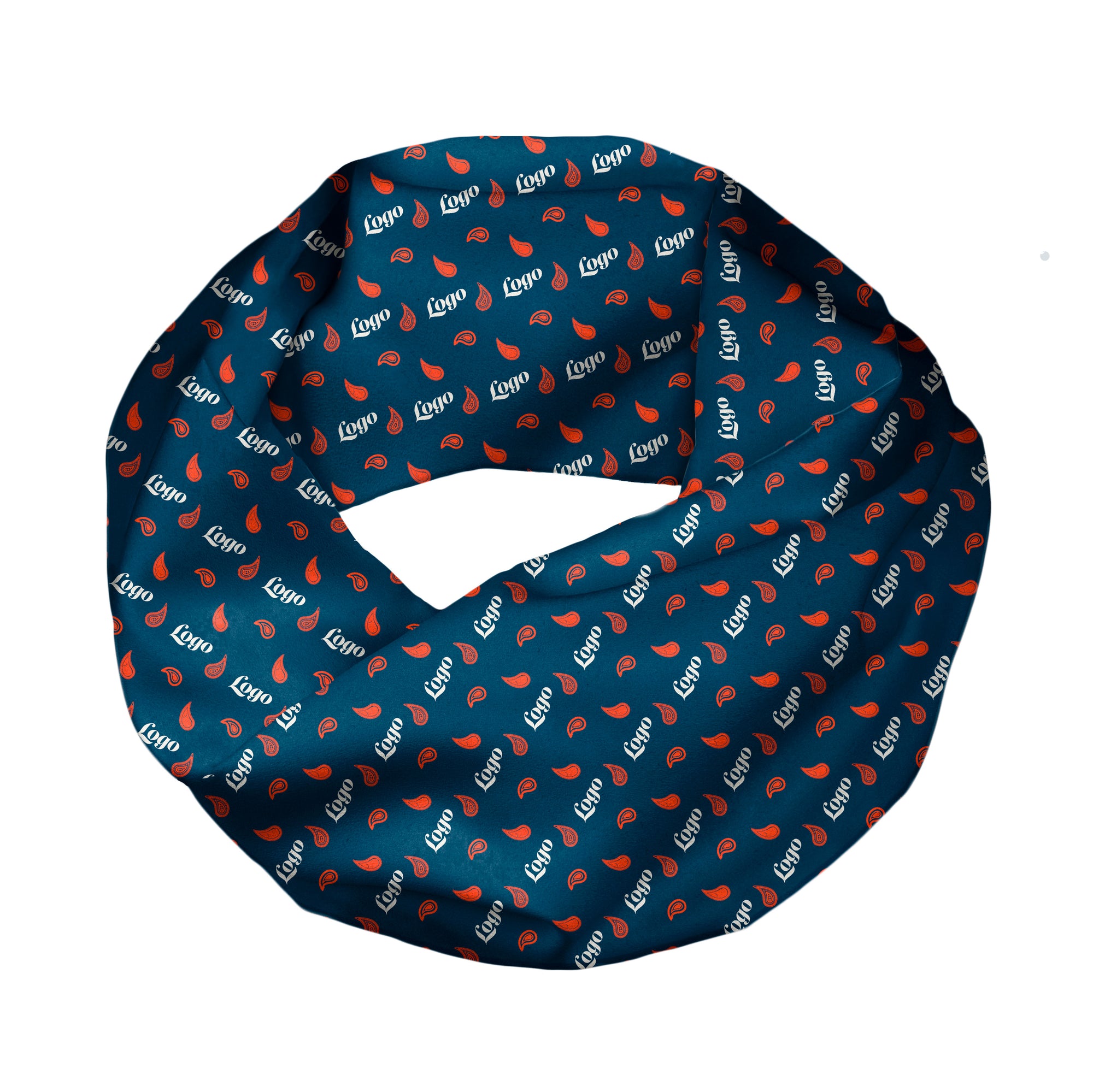 Paisley 2 Infinity Logo Scarf - Knotty Tie Co.