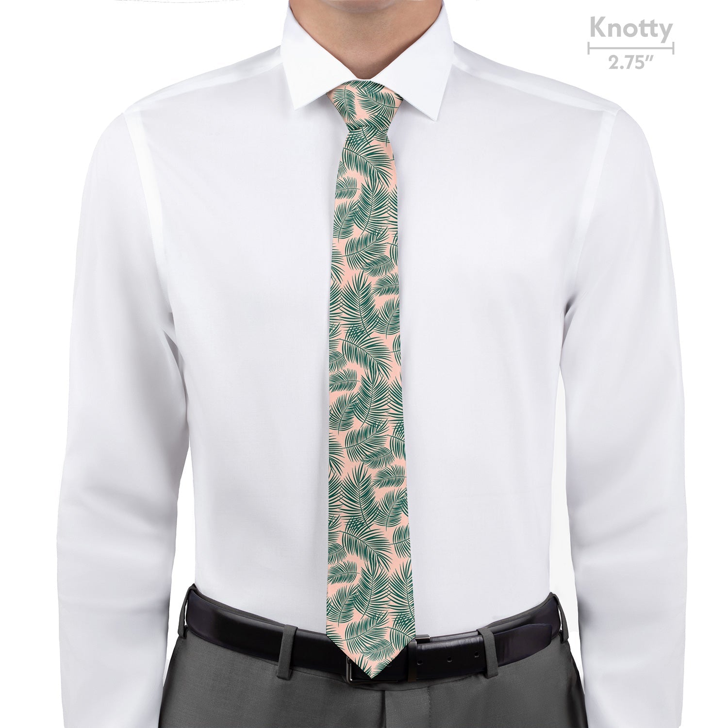 Palm Leaves Necktie - Knotty - Knotty Tie Co.