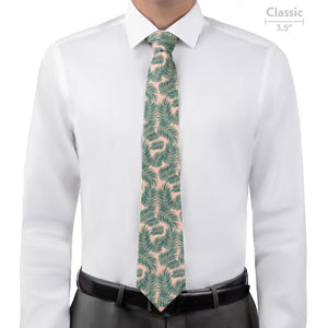 Palm Leaves Necktie - Classic - Knotty Tie Co.