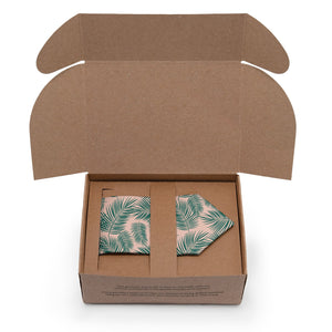 Palm Leaves Necktie - Packaging - Knotty Tie Co.