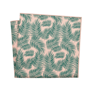 Palm Leaves Pocket Square - 12" Square - Knotty Tie Co.