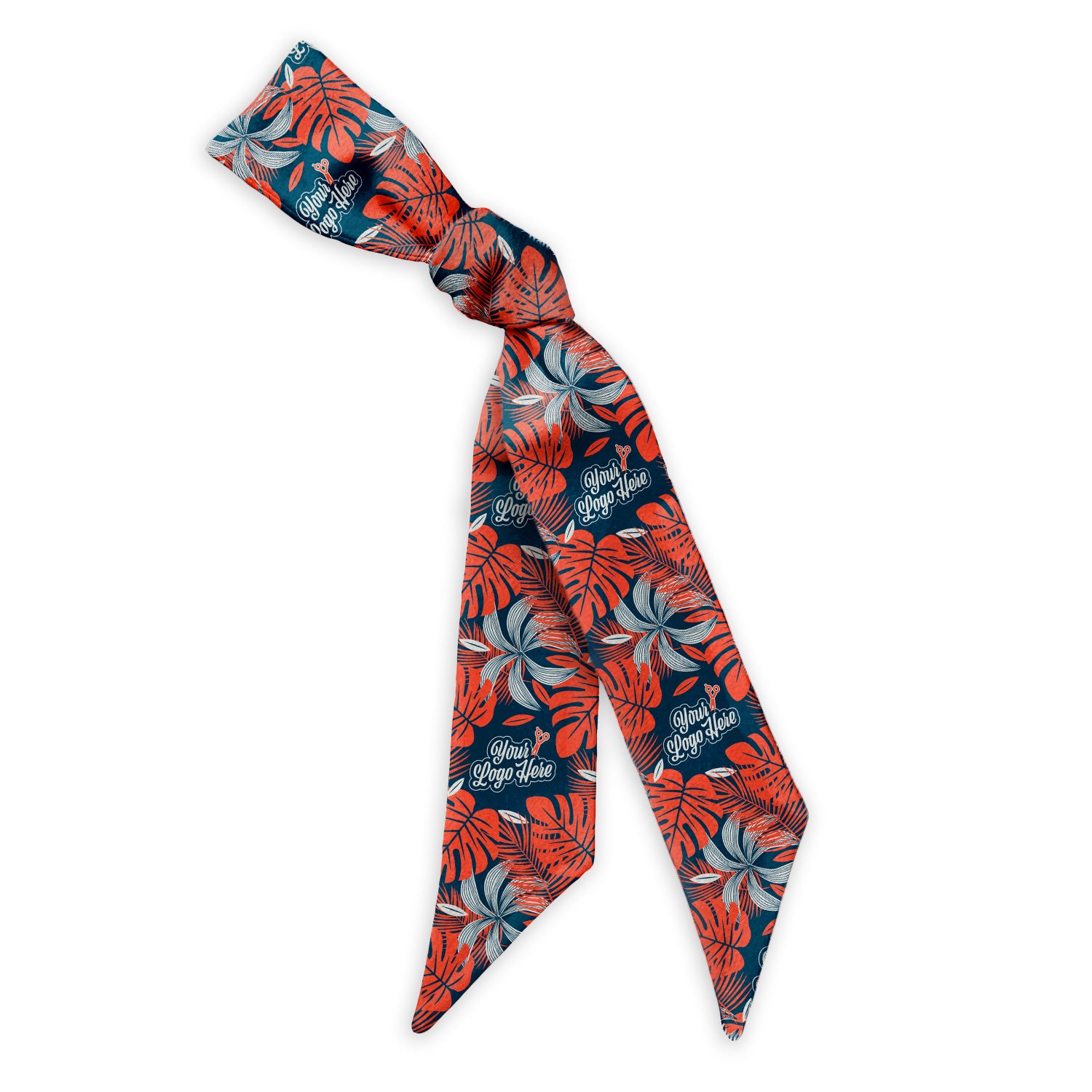 Palms 2 Hair Flat Lay Logo Scarf - Knotty Tie Co.