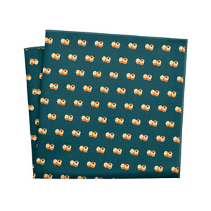 Pekingese Pocket Square - 12" Square - Knotty Tie Co.