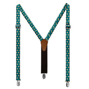 Pekingese Suspenders - Full Front View - Knotty Tie Co.