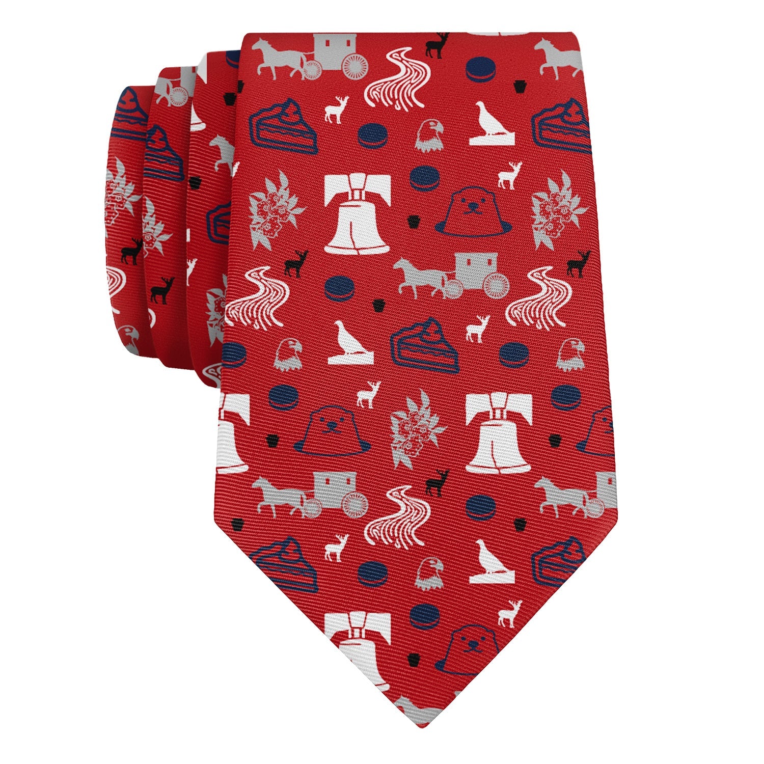 Pennsylvania State Heritage Necktie - Rolled - Knotty Tie Co.