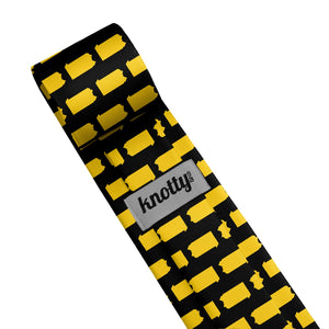 Pennsylvania State Outline Necktie - Tag - Knotty Tie Co.