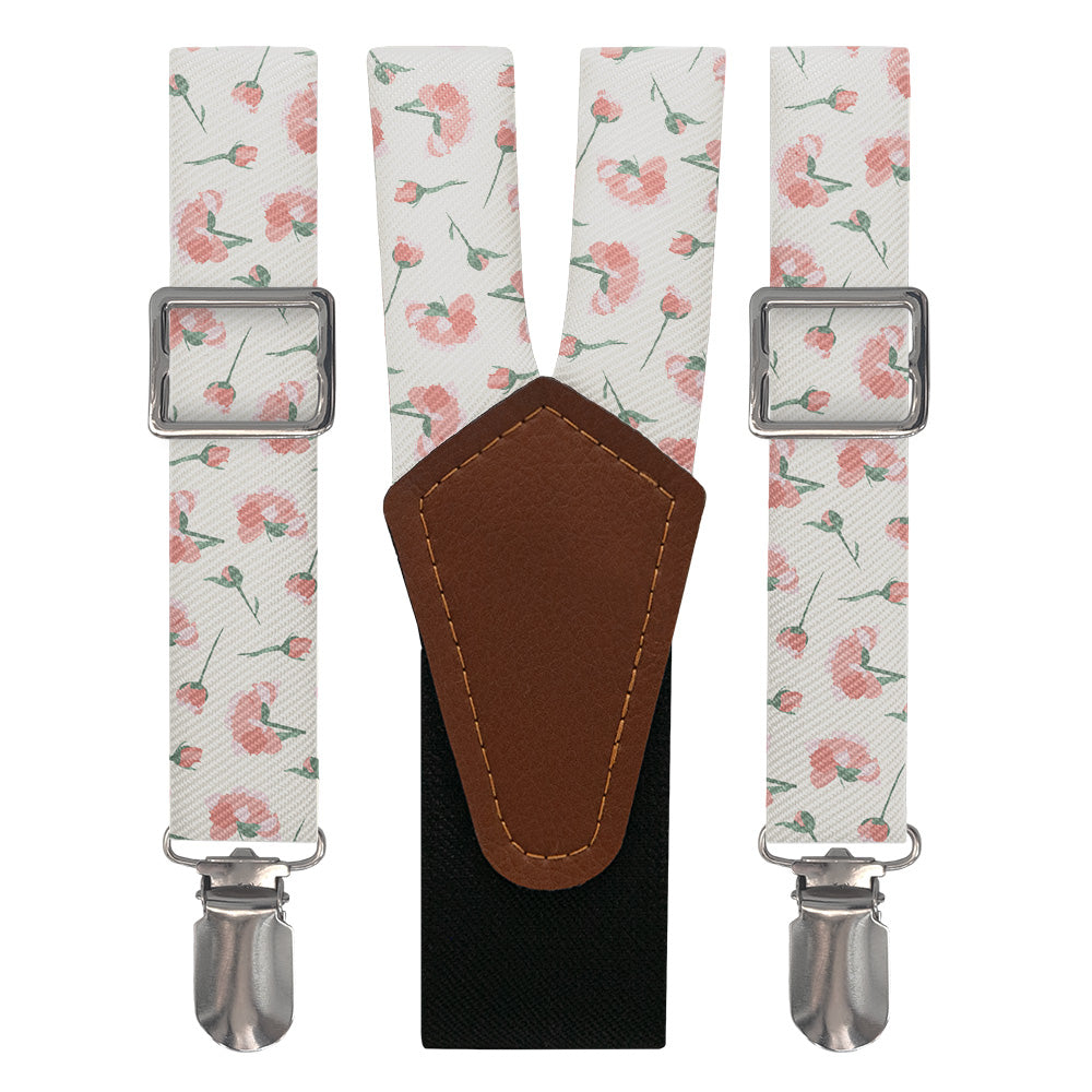 Peonies Floral Suspenders - Main View - Knotty Tie Co.