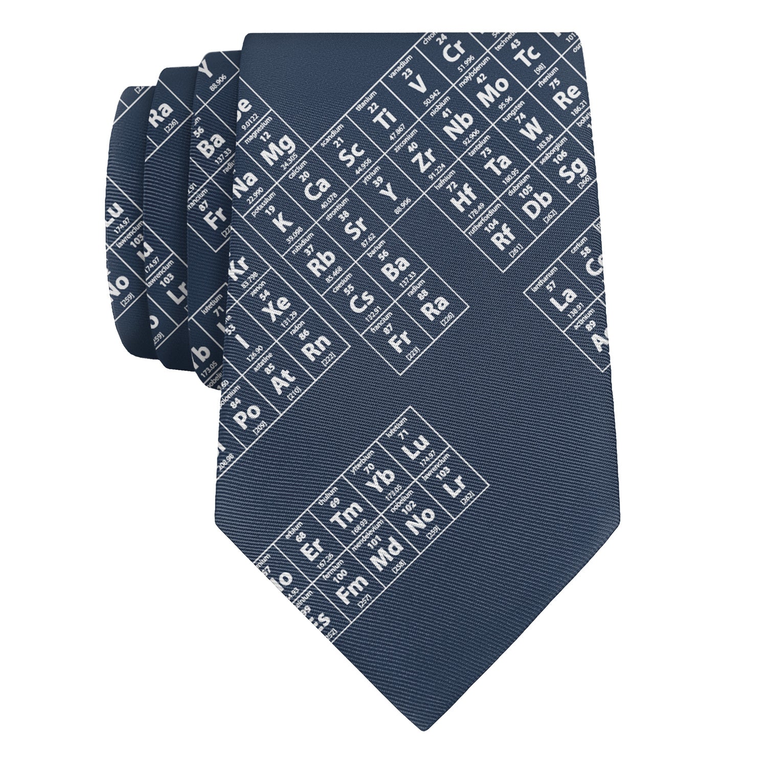 Periodic Table Necktie - Rolled - Knotty Tie Co.