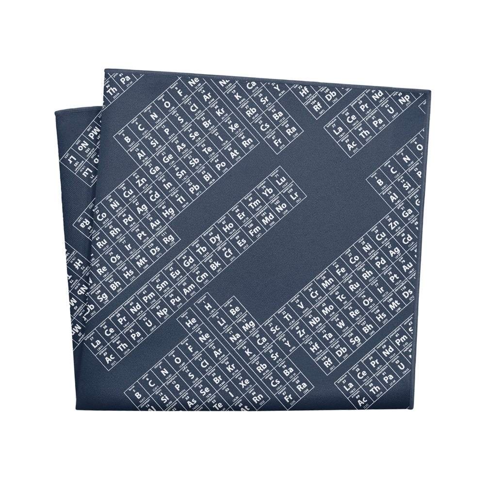 Periodic Table Pocket Square - 12" Square - Knotty Tie Co.