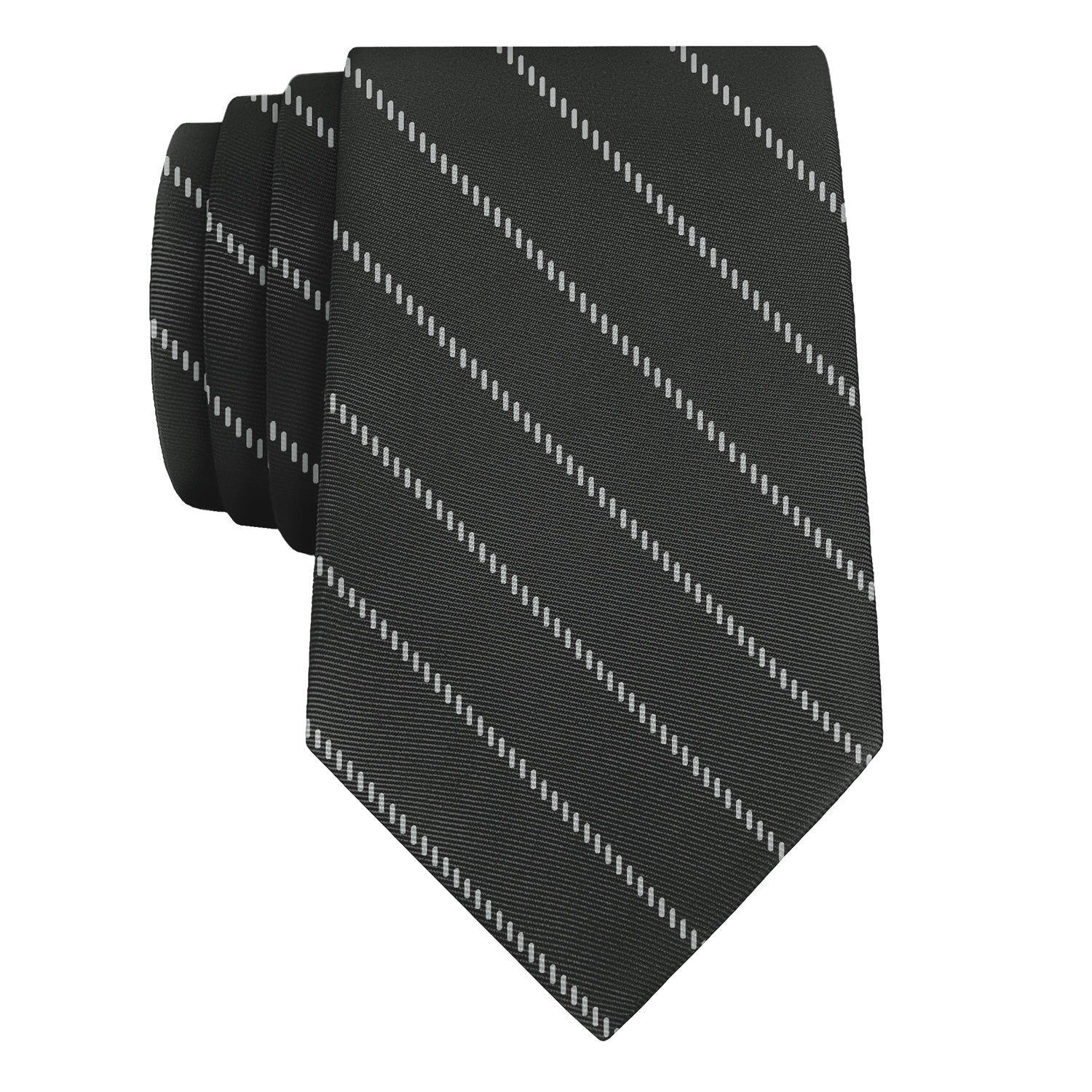 Pin Stripe Necktie - Rolled - Knotty Tie Co.