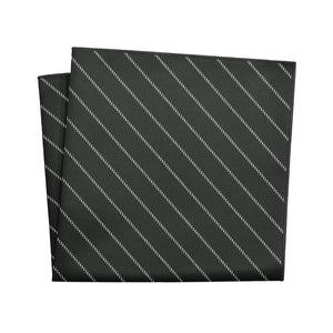 Pin Stripe Pocket Square - 12" Square - Knotty Tie Co.