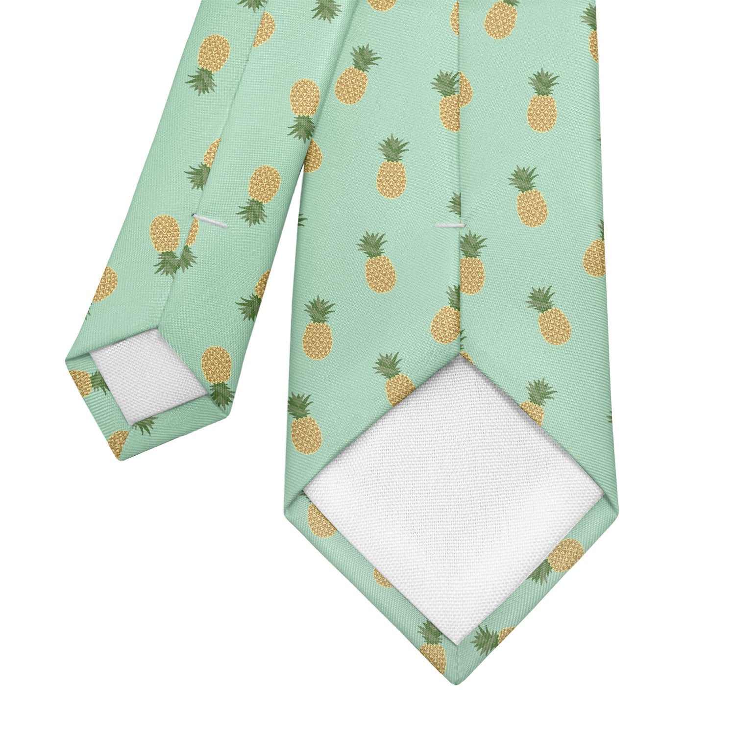 Pineapples Necktie - Tipping - Knotty Tie Co.