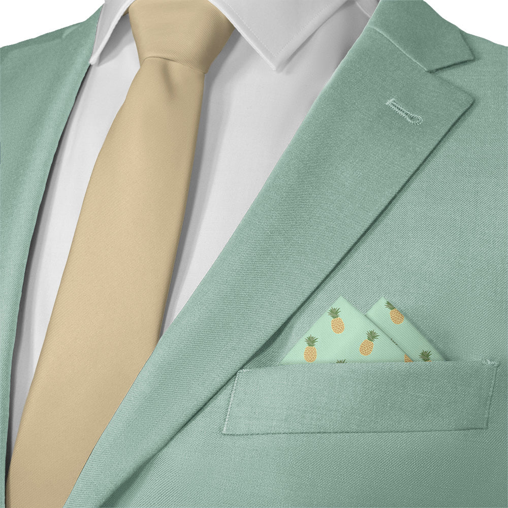 Pineapples Pocket Square - 12" Square - Knotty Tie Co.