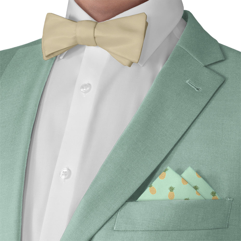 Pineapples Pocket Square - Matching Bow Tie - Knotty Tie Co.