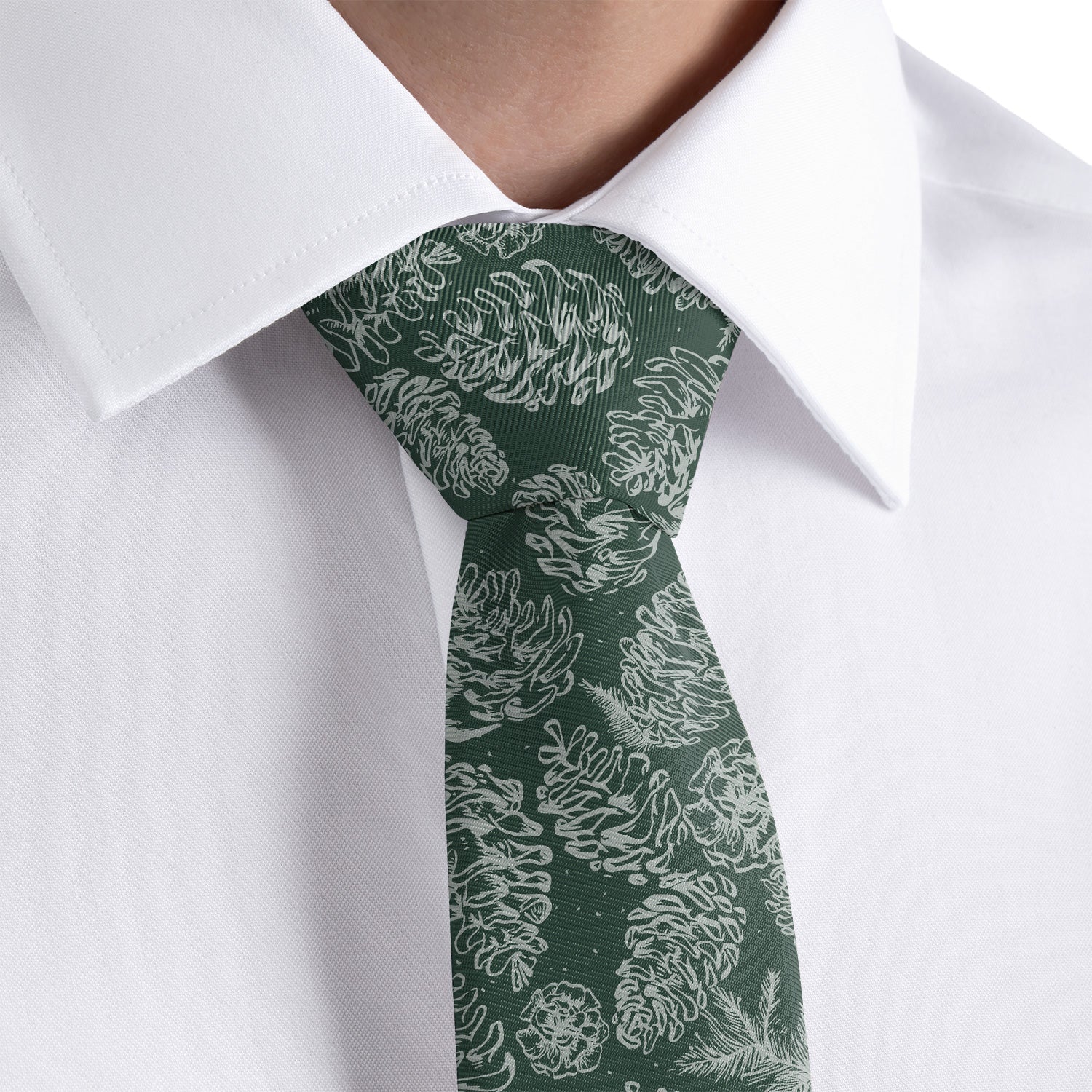 Pinecones Necktie - Dress Shirt - Knotty Tie Co.