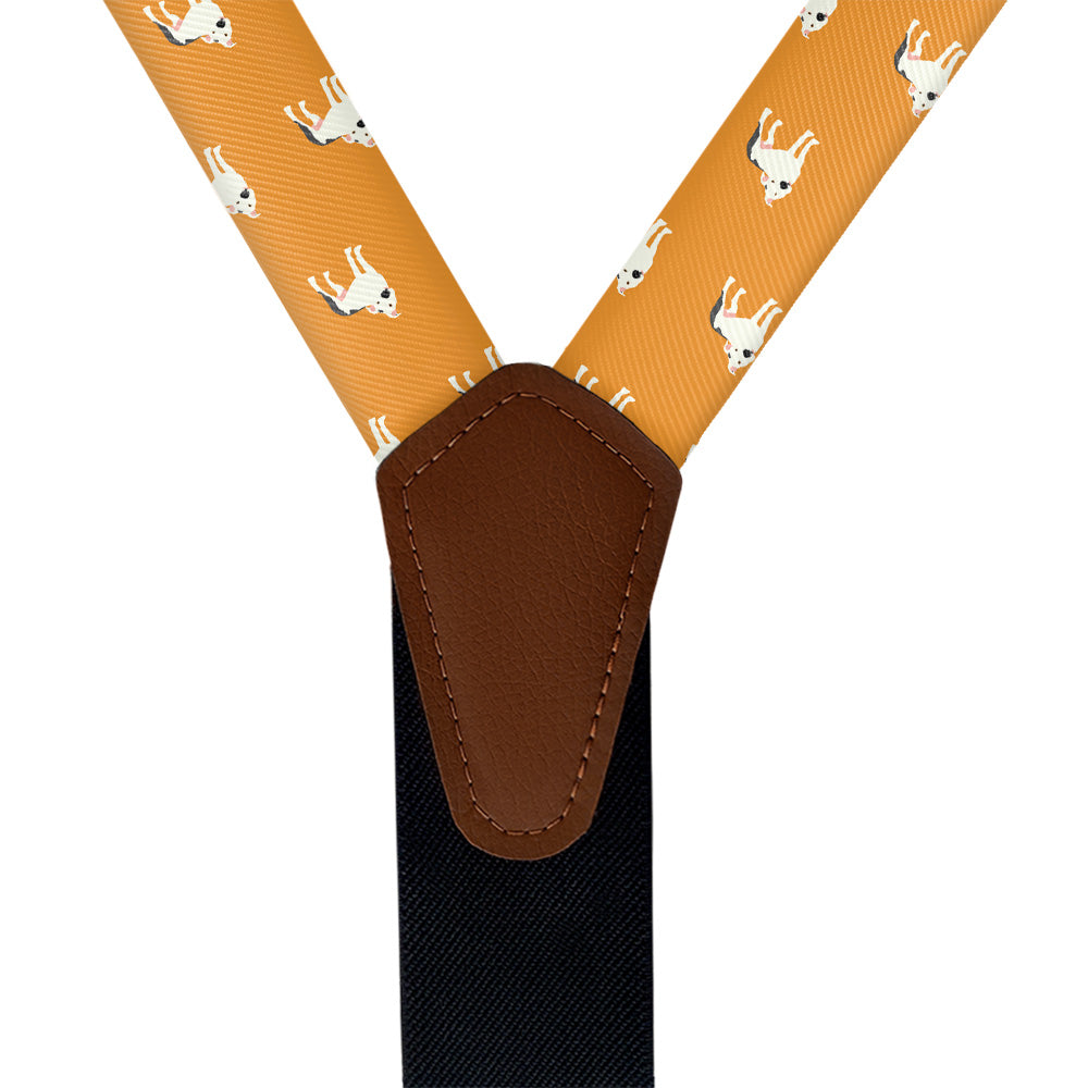 Pitbull Suspenders - Vegan Leather Y-Back - Knotty Tie Co.