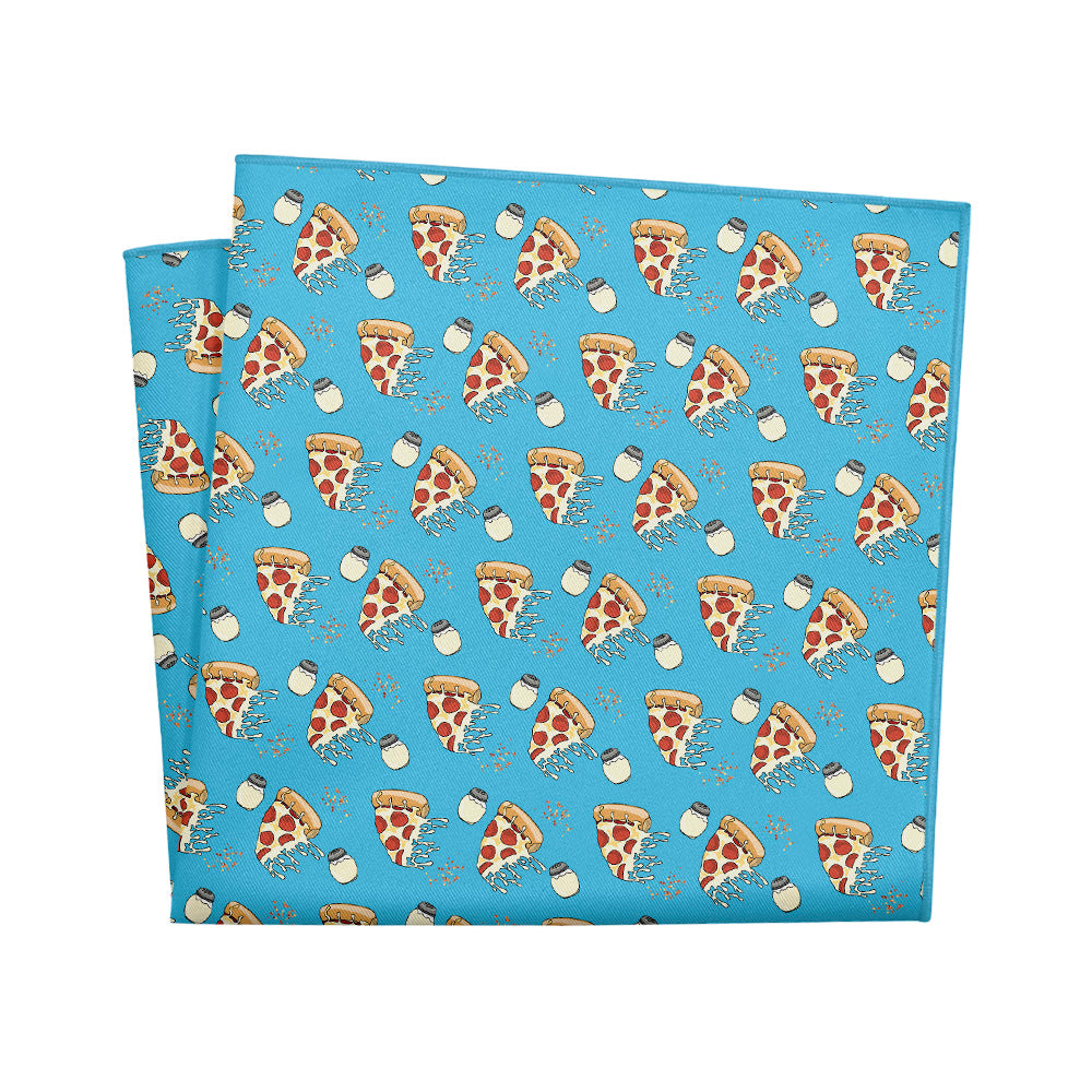 Pizza Party Pocket Square - 12" Square - Knotty Tie Co.