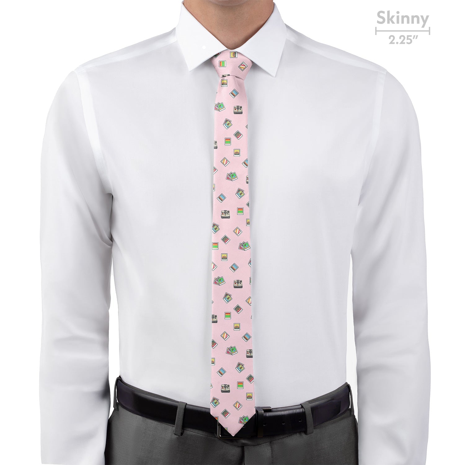 Polaroid Pictures Necktie - Skinny - Knotty Tie Co.