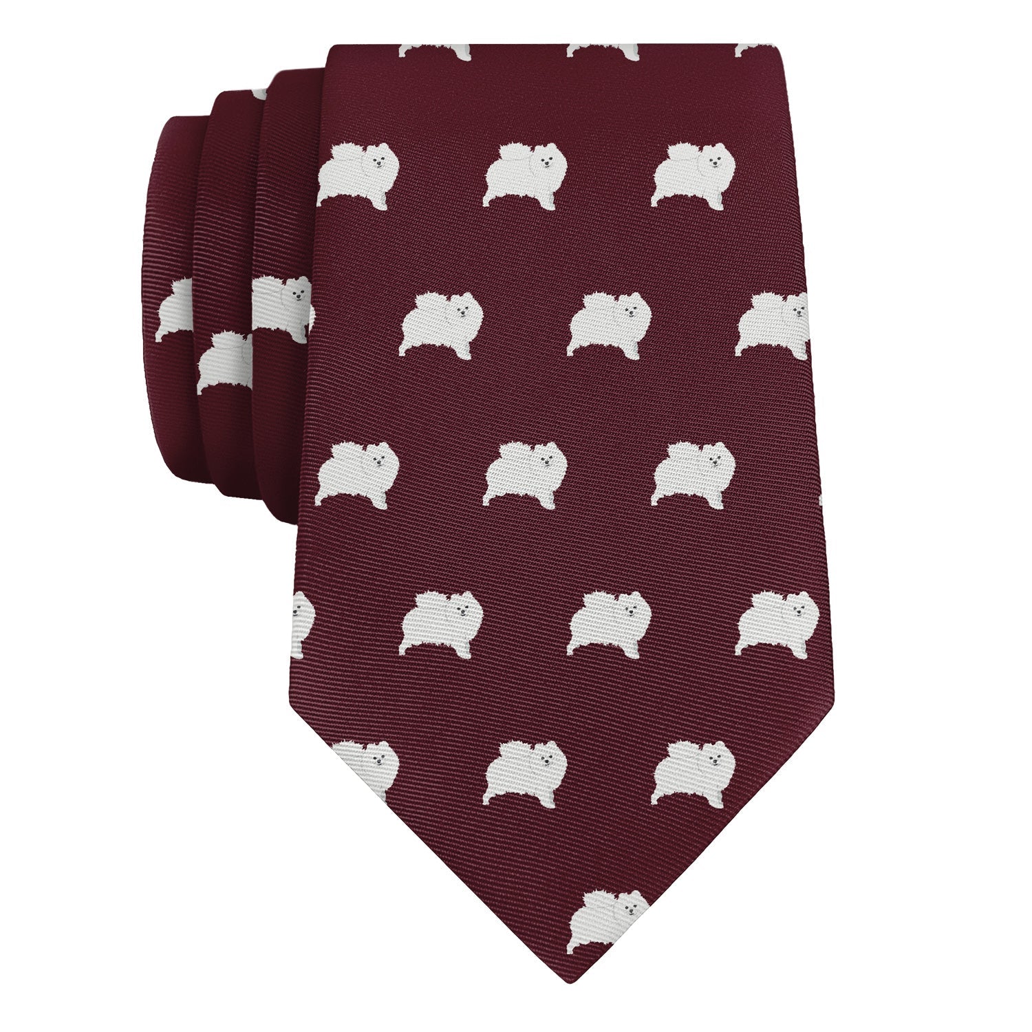 Pomeranian Necktie - Rolled - Knotty Tie Co.