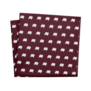 Pomeranian Pocket Square - 12" Square - Knotty Tie Co.