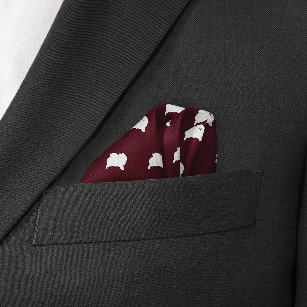 Pomeranian Pocket Square - Wave Fold - Knotty Tie Co.