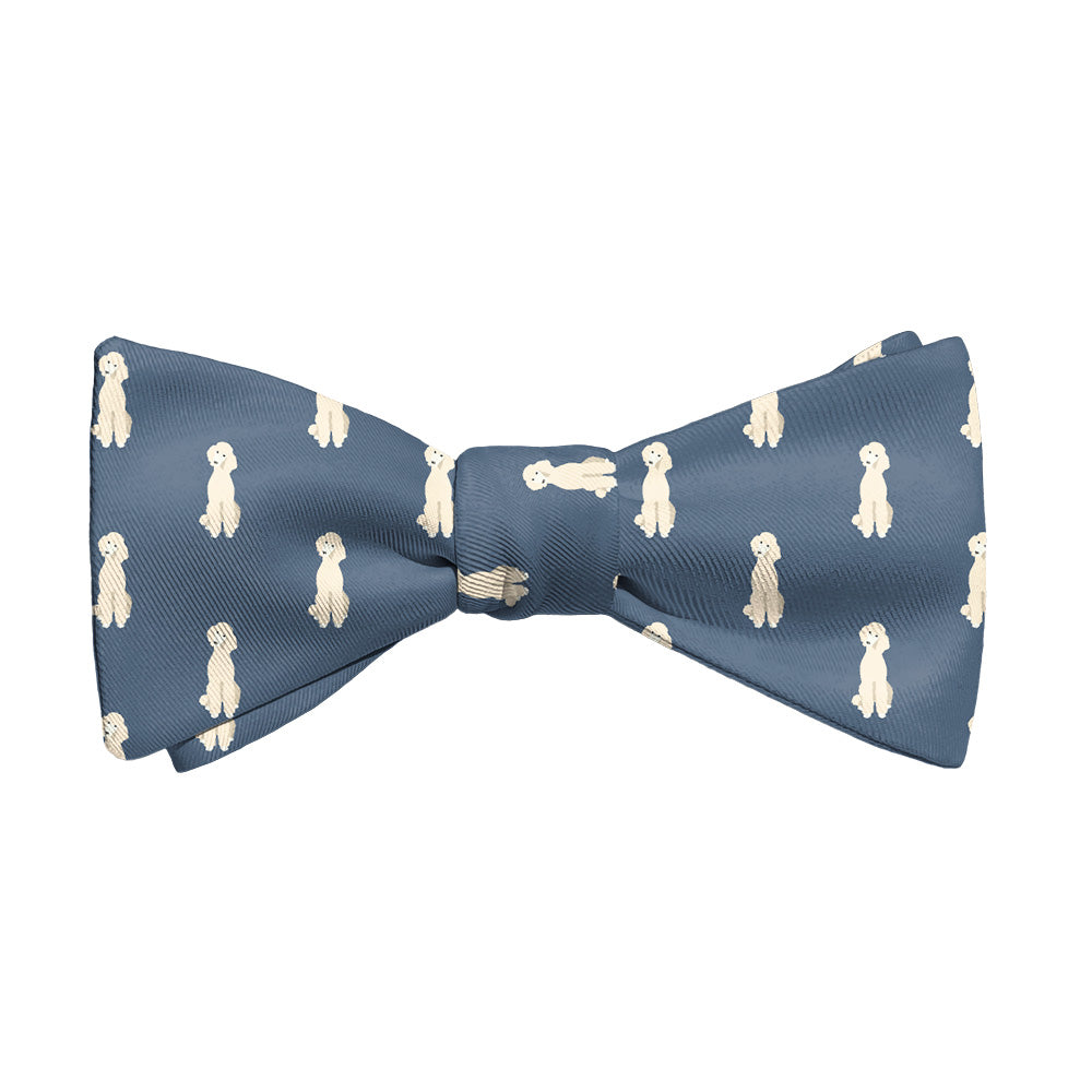 Poodle Bow Tie - Adult Extra-Long Self-Tie 18-21" - Knotty Tie Co.