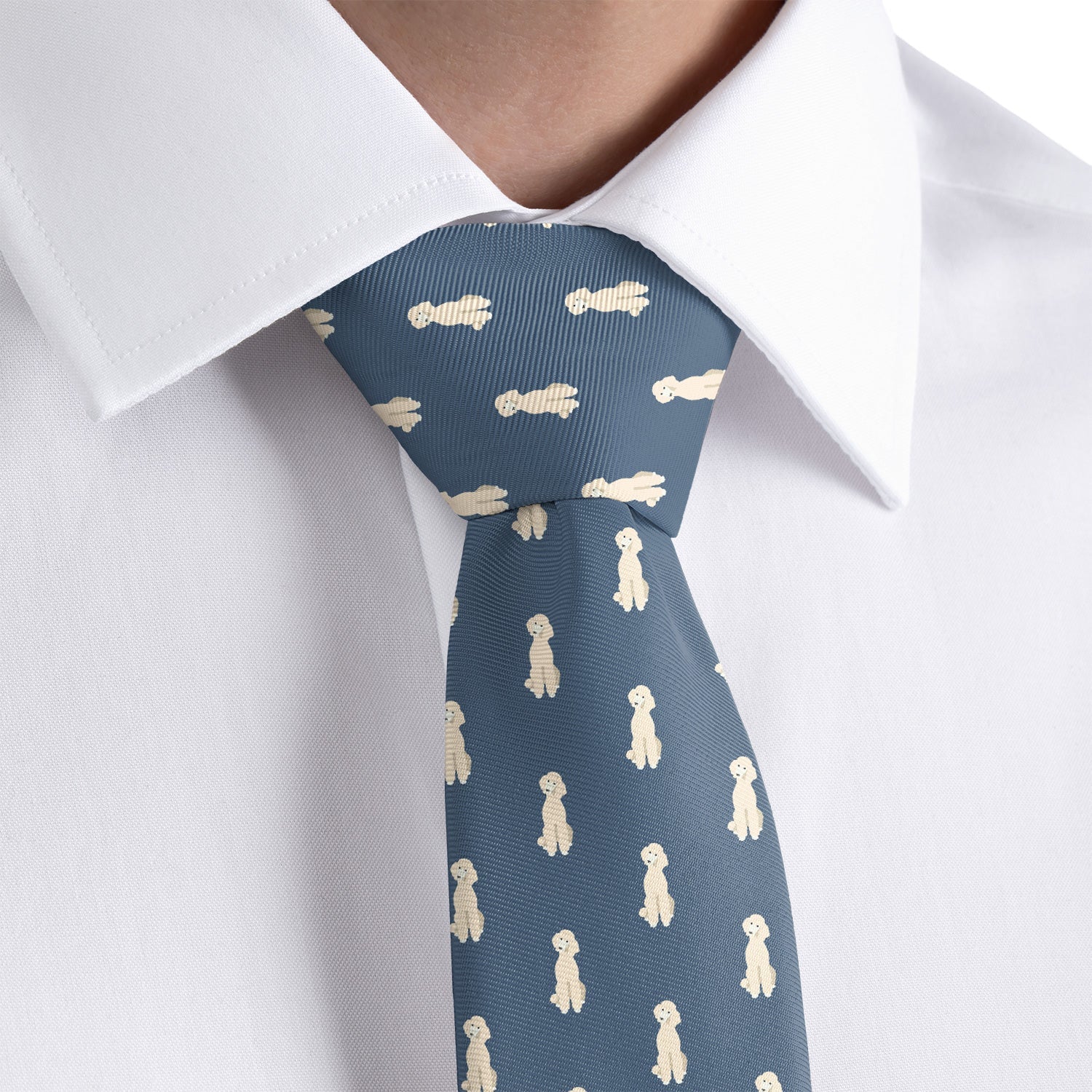 Poodle Necktie - Rolled - Knotty Tie Co.