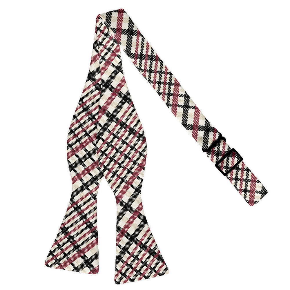 Potter Plaid Bow Tie - Adult Extra-Long Self-Tie 18-21" - Knotty Tie Co.