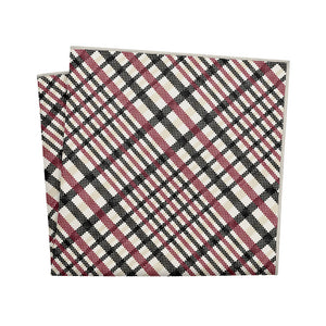 Potter Plaid Pocket Square - 12" Square - Knotty Tie Co.