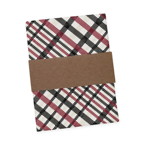 Potter Plaid Pocket Square - Packaging - Knotty Tie Co.