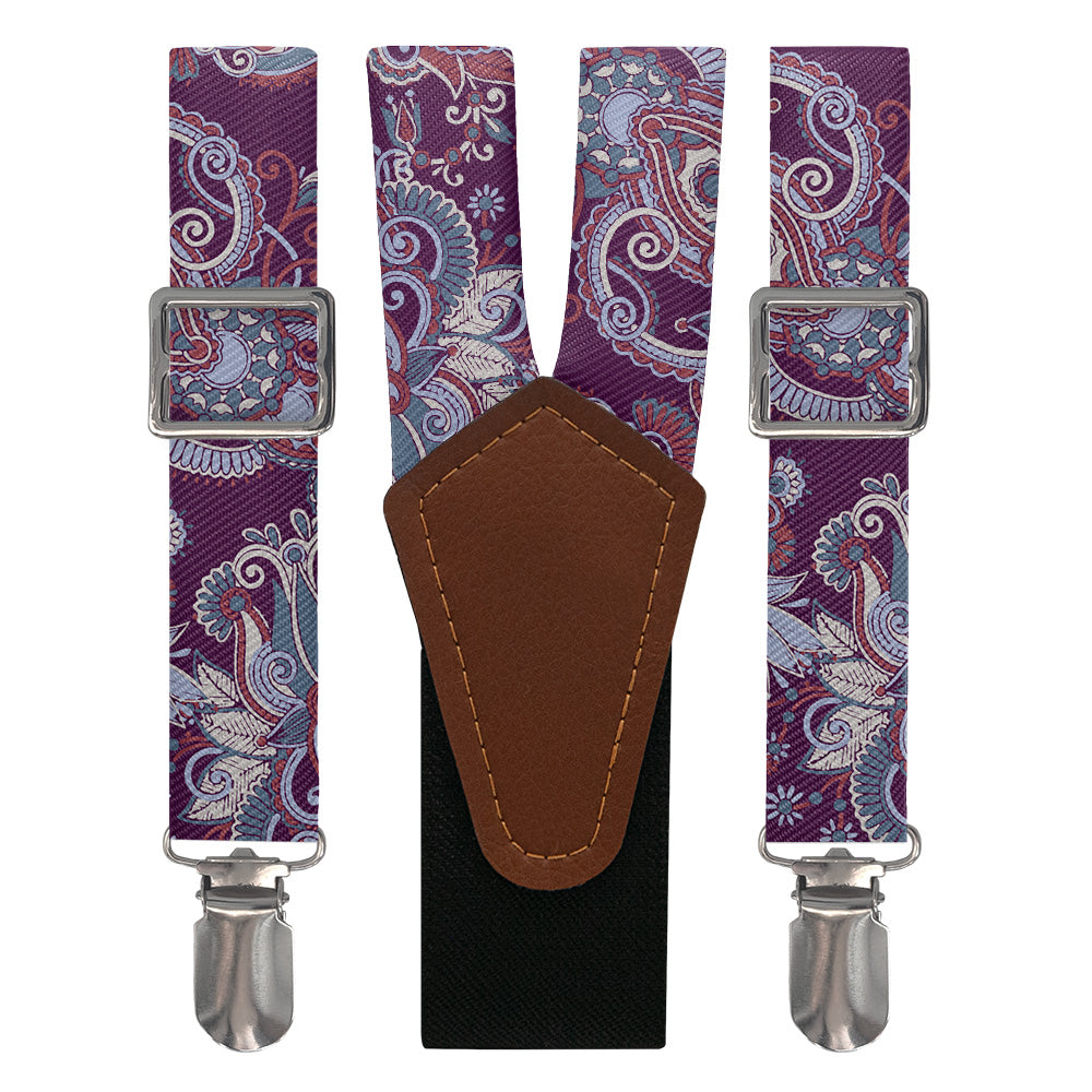 Prestige Paisley Suspenders - Main View - Knotty Tie Co.