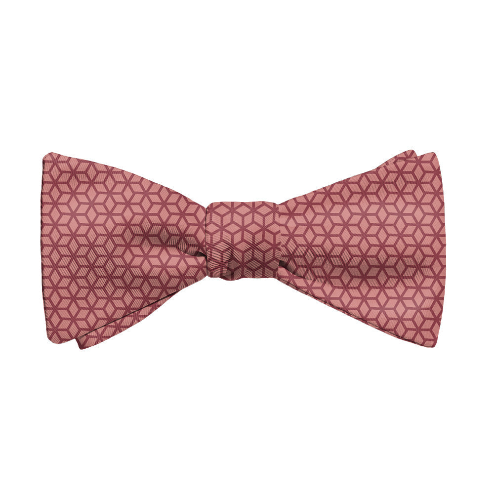 Preston Geometric Bow Tie - Adult Extra-Long Self-Tie 18-21" - Knotty Tie Co.