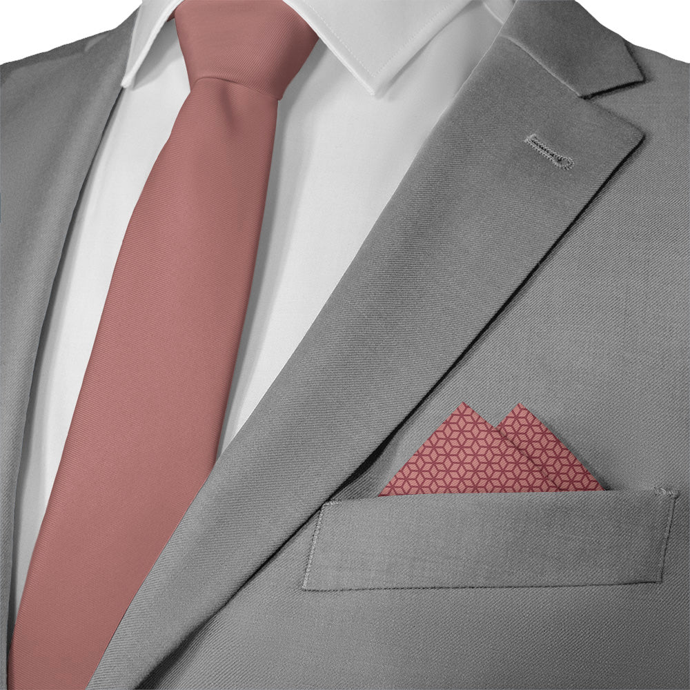 Preston Geometric Pocket Square - 12" Square - Knotty Tie Co.