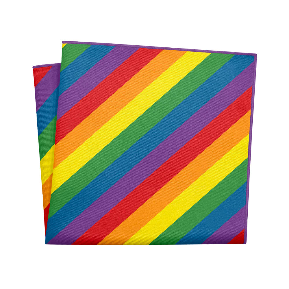 Pride Flag Pocket Square - 12" Square - Knotty Tie Co.