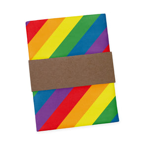 Pride Flag Pocket Square - Packaging - Knotty Tie Co.