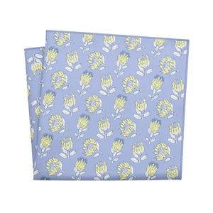 Protea Floral Pocket Square - 12" Square - Knotty Tie Co.