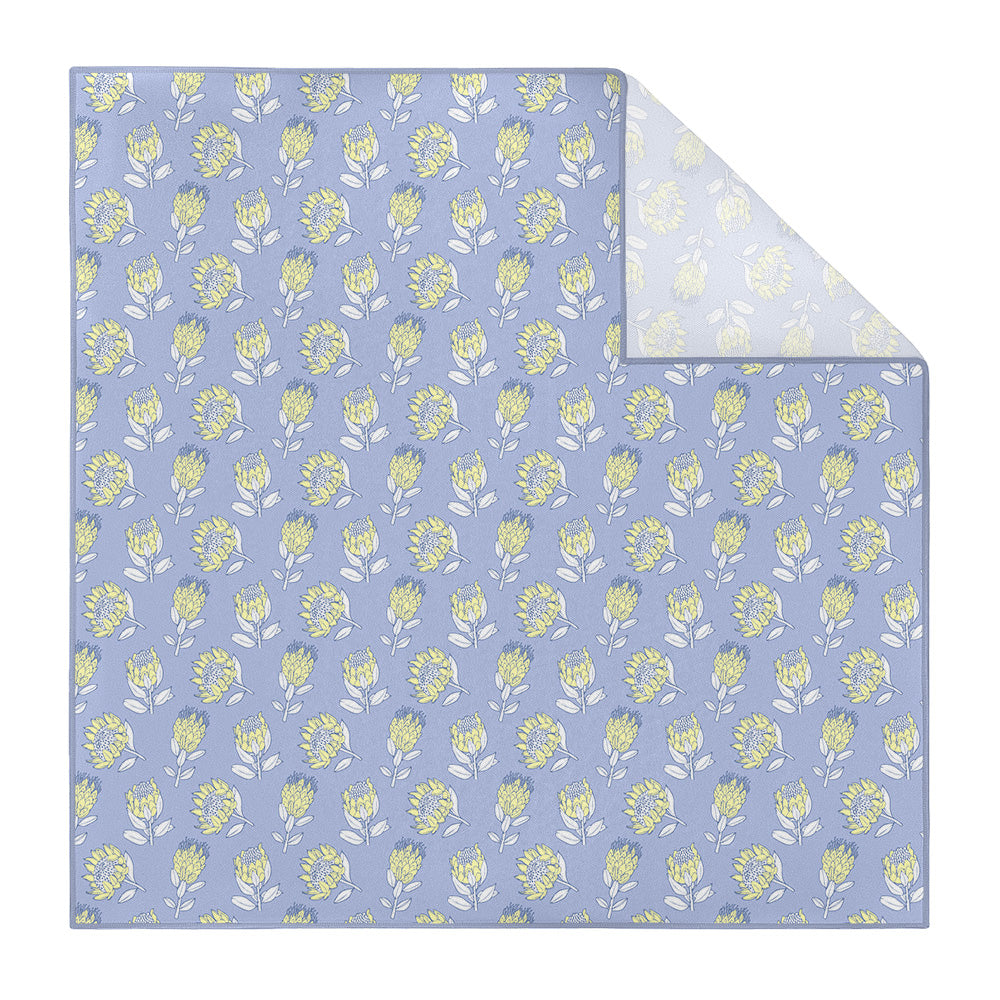 Protea Floral Pocket Square - Printed - Knotty Tie Co.