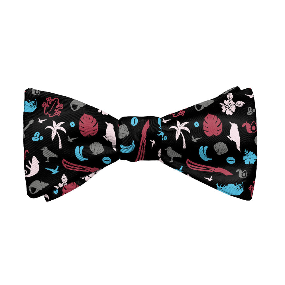 Puerto Rico Heritage Bow Tie - Adult Extra-Long Self-Tie 18-21" - Knotty Tie Co.