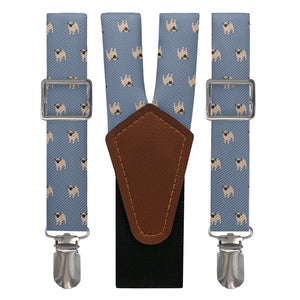 Pug Suspenders - Main View - Knotty Tie Co.