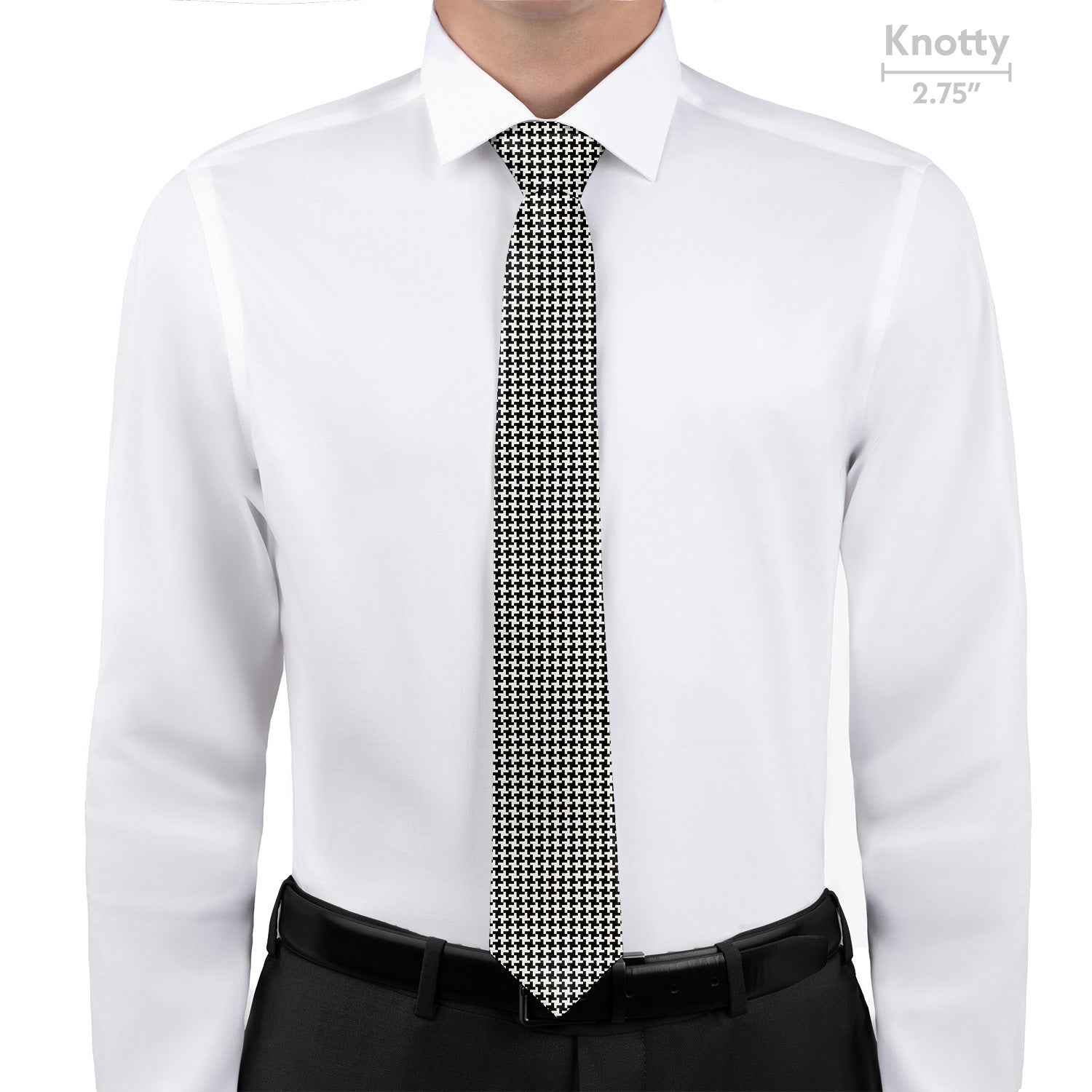 Puppytooth Necktie -  -  - Knotty Tie Co.