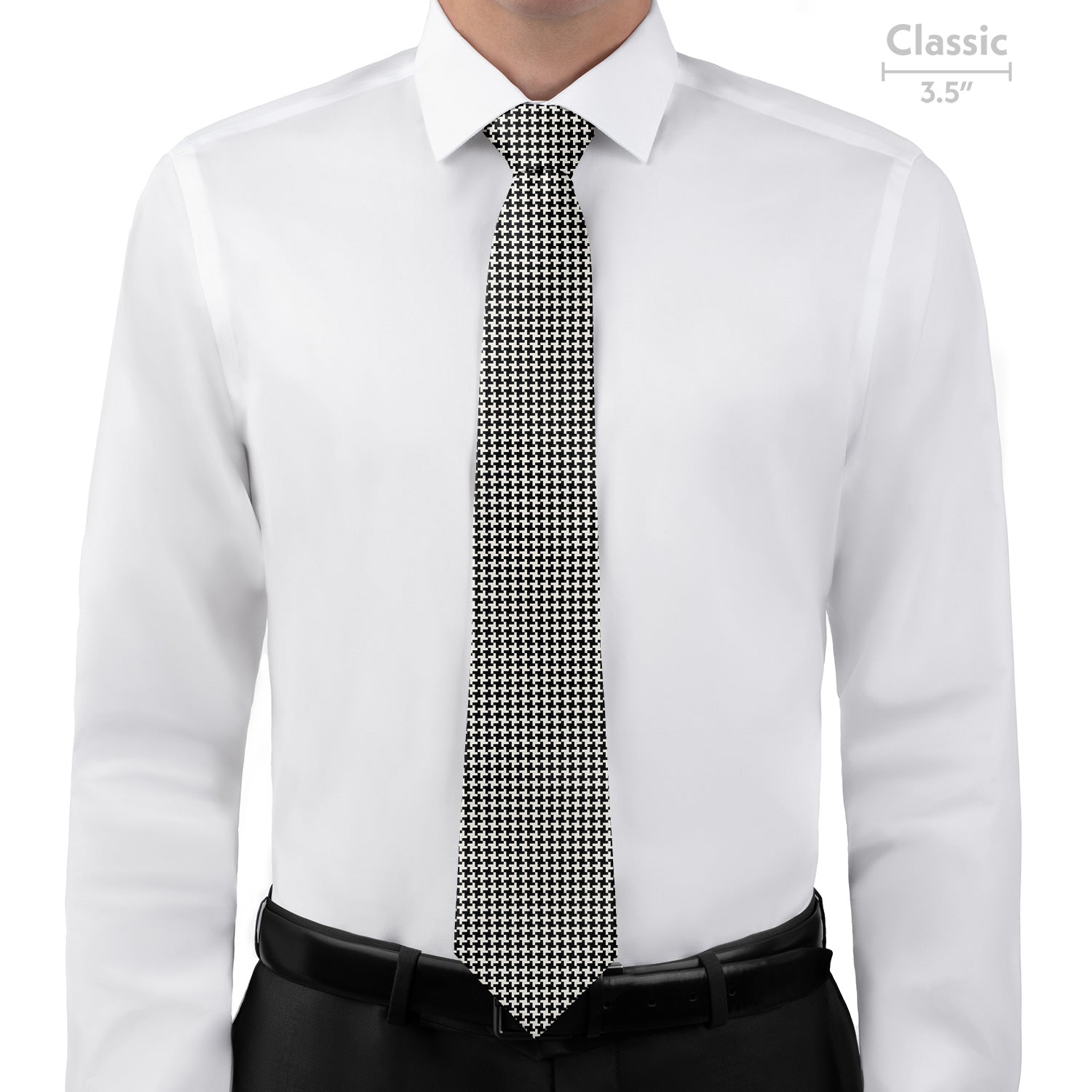Puppytooth Necktie - Classic 3.5" -  - Knotty Tie Co.