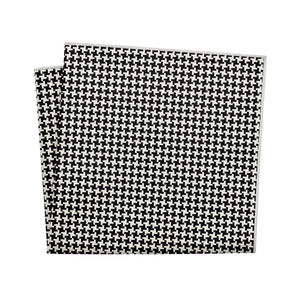 Puppytooth Pocket Square - 12" Square - Knotty Tie Co.